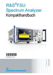 Rohde & Schwarz R&S FSU66 Handbuch