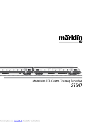 Marklin 37547 Bedienungsanleitung