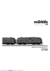 Marklin 37769 Bedienungsanleitung