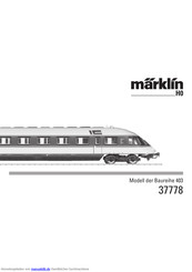 Marklin 37778 Bedienungsanleitung