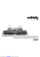 Marklin 37870 Bedienungsanleitung