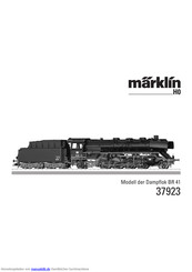 Marklin 37923 Bedienungsanleitung