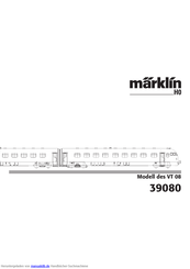Marklin 39080 Bedienungsanleitung