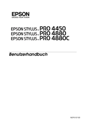 Epson Stylus Pro 4880C Benutzerhandbuch