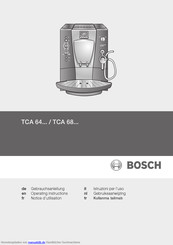 Bosch TCA 6809 Gebrauchsanleitung