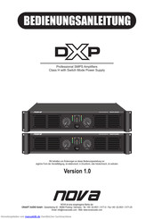 Nova DXP 3600 Bedienungsanleitung
