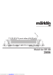 Marklin 39896 Bedienungsanleitung