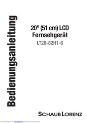 Schaub Lorenz LT20-82H1-6 Bedienungsanleitung