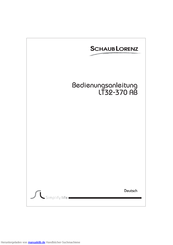 Schaub Lorenz LT32-370 AB Bedienungsanleitung