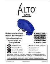 Alto SCRUBTEC 770 S Bedienungshandbuch