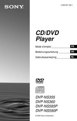 Sony DVP-NS355 Bedienungsanleitung