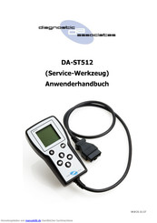 Diagnostic Associates DA-ST512 Anwenderhandbuch