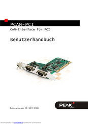Peak PCAN-PCI Benutzerhandbuch