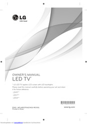 LG 32LB580V-ZD Benutzerhandbuch