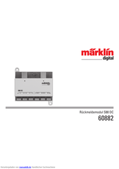 Marklin 60882 Bedienungsanleitung