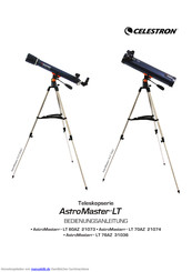 Celestron AstroMasterrLT 70AZ 21074 Bedienungsanleitung