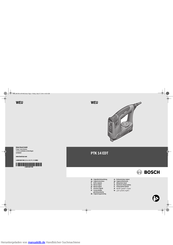 Bosch PTK 14 EDT Originalbetriebsanleitung