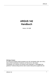 Intec ARGUS 142 Handbuch
