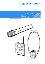 Sennheiser Tourguide System 2020 Bedienungsanleitung