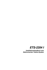 Auerswald ETS 2204 l Installationshandbuch