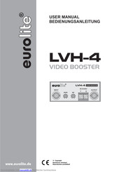 EuroLite LVH-4 Bedienungsanleitung
