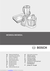 Bosch MCM553 Gebrauchsanleitung
