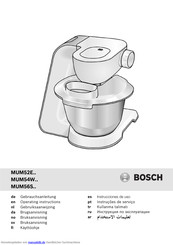 Bosch MUM52E-Serie Gebrauchsanleitung