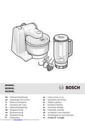 Bosch MUM44-Serie Gebrauchsanleitung