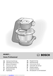 Bosch MUM57810 Home Professional Gebrauchsanleitung