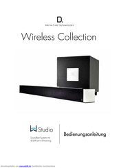 Definitive Technology W Studio Bedienungsanleitung