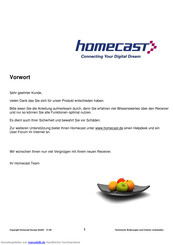 Homecast HS3100CIIR Anleitung
