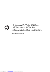 HP Compaq LA1956x Benutzerhandbuch