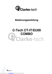 Clarke-tech CT IT-EU 09 Combo Bedienungsanleitung