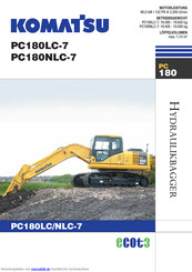 Komatsu PC180NLC-7 Handbuch