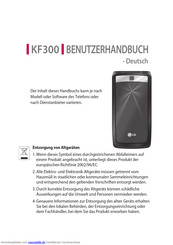 LG KF300 Benutzerhandbuch