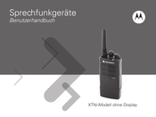 Motorola XTNi-Modell Benutzerhandbuch