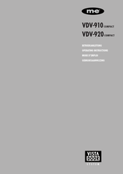 ME VDV-910 COMPACT Betriebsanleitung
