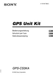 Sony GPS-CS3KA Bedienungsanleitung