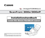 Canon ScanFront300eP Installationshandbuch