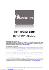 Clarke-tech SFP Combo 2012 Benutzerhandbuch