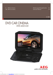 AEG DVD 4553 LCD Bedienungsanleitung