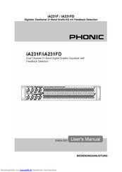 Phonic iA231F/ iA231FD Handbuch