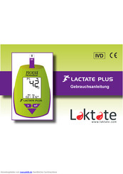 Nova Biomedical Lactate Plus Gebrauchsanleitung