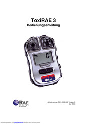 Rae ToxiRAE 3 Bedienungsanleitung