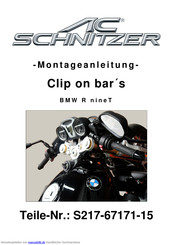 AC Schnitzer Clip on bar s Montageanleitung