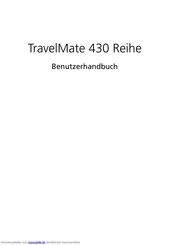 Acer TravelMate 430 serie Benutzerhandbuch