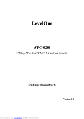 Levelone WPC-0200 Bedienerhandbuch