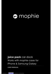 Mophie Juice pack dock Gebrauchsanweisung