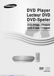 Samsung DVD-F1080W Bedienungsanleitung