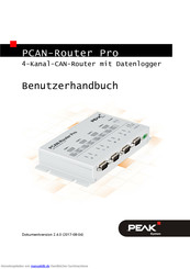 Peak PCAN-Router Pro Benutzerhandbuch